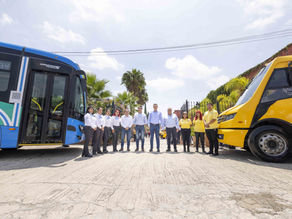 Asiste Gobernador al arranque del Sistema de Transporte Comunitario Gratuito en Felipe Carrillo Puerto
