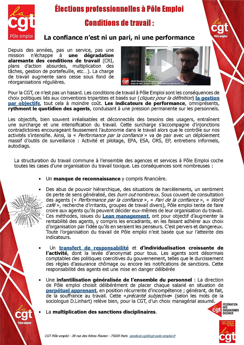 Communiqué 7 -Conditions et Organisation du travail 1