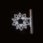 Glow Snowflake 4'