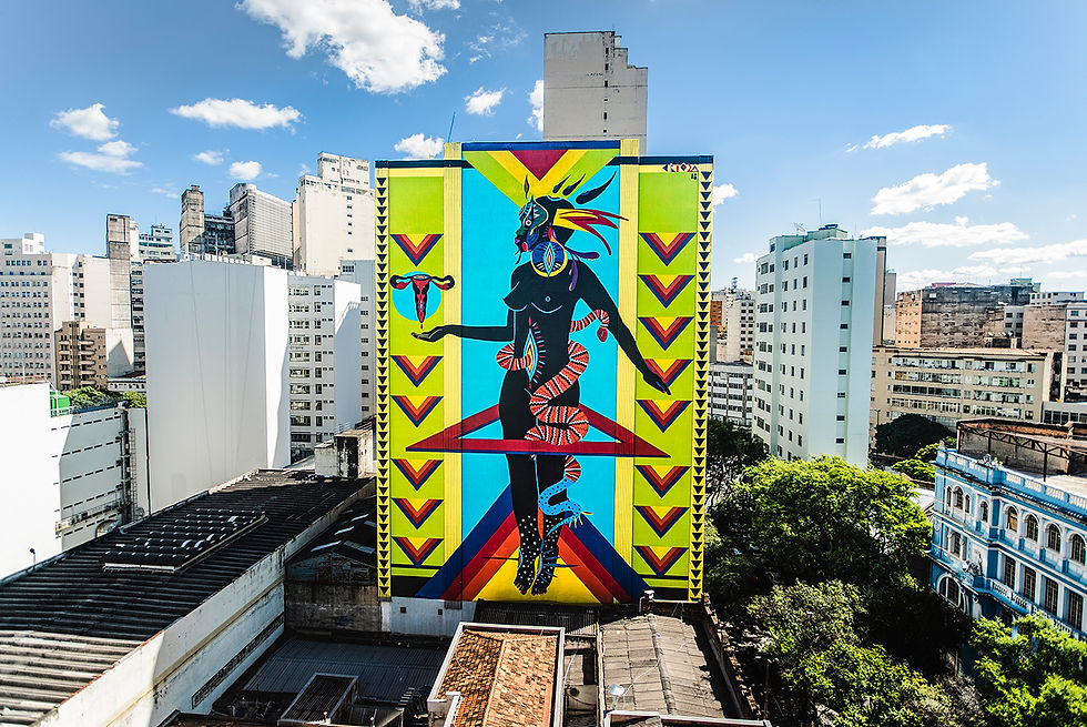 Mural da artista Criola pode ser apagado por decisão judicial em Belo Horizonte