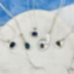Thumbnail: Blue/Green SapphireNecklace