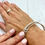 Thumbnail: Silver Circles Bangles