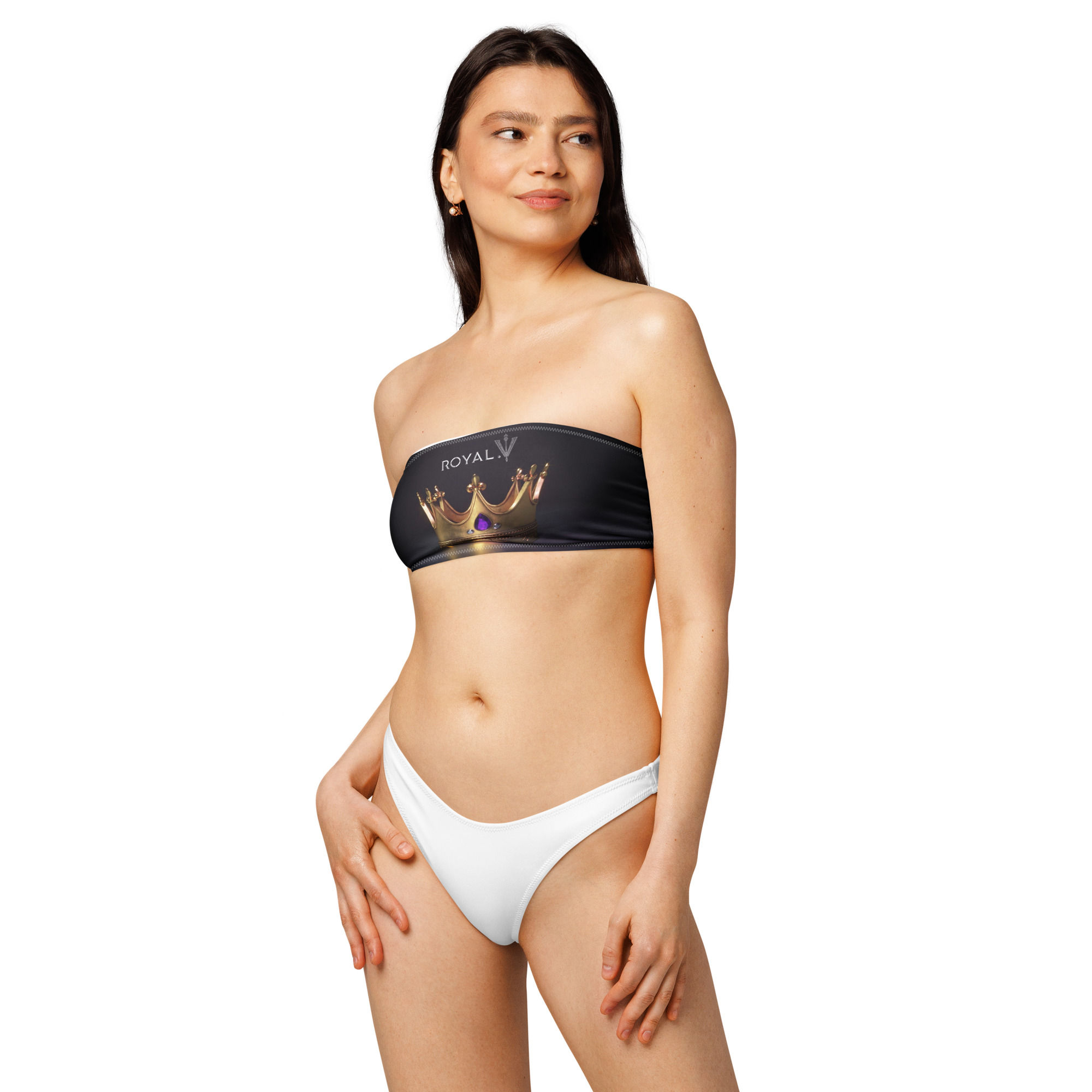 Recycled bandeau bikini