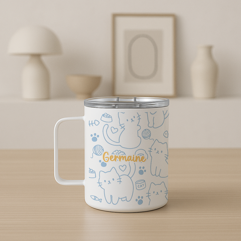 Kawaii Kitty 316 Stainless Steel Mug