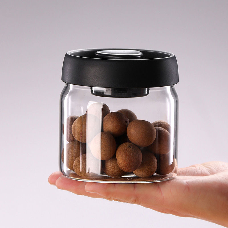 Thumbnail: Luna Airseal Black Storage Jar