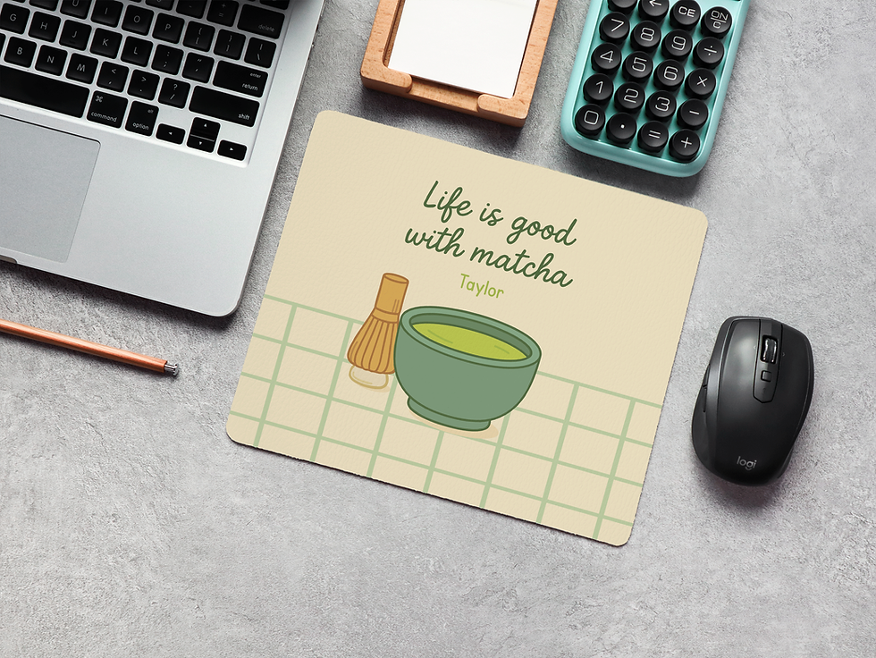 Thumbnail: Life with Matcha Personalised Mouse Pad