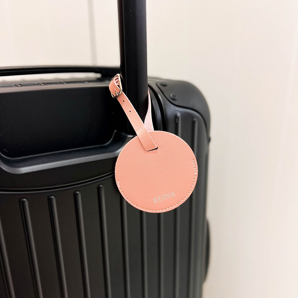Thumbnail: Personalised Round Luggage Tag