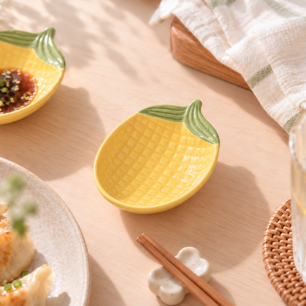 Thumbnail: Sweet Corn Ceramic Sauce Dish
