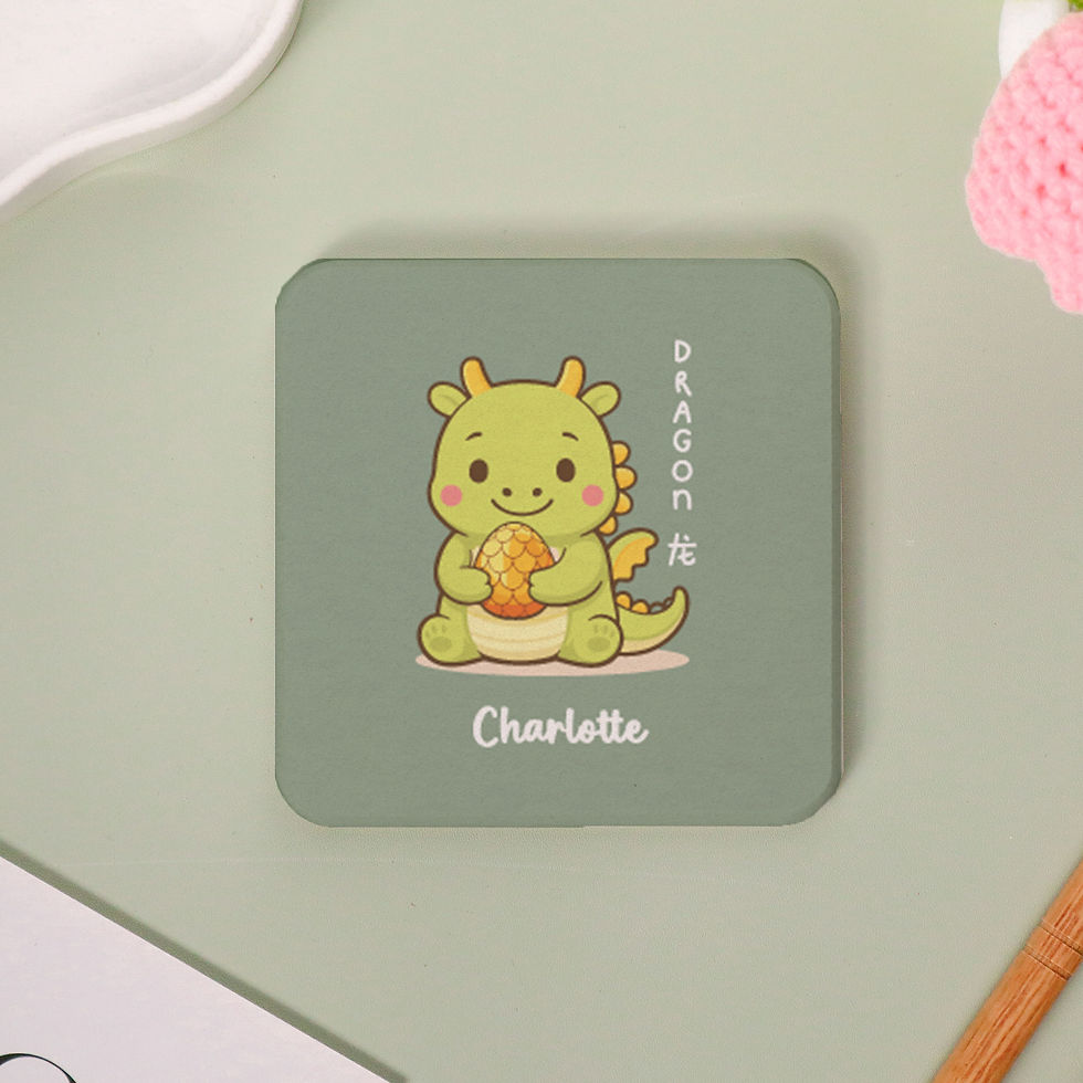 Thumbnail: Zodiac Animal Personalised Diatomite Coaster
