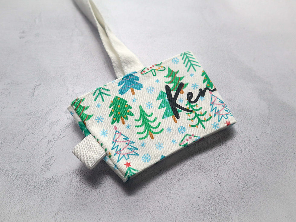 Thumbnail: Colourful Christmas Tree Cup Sleeve