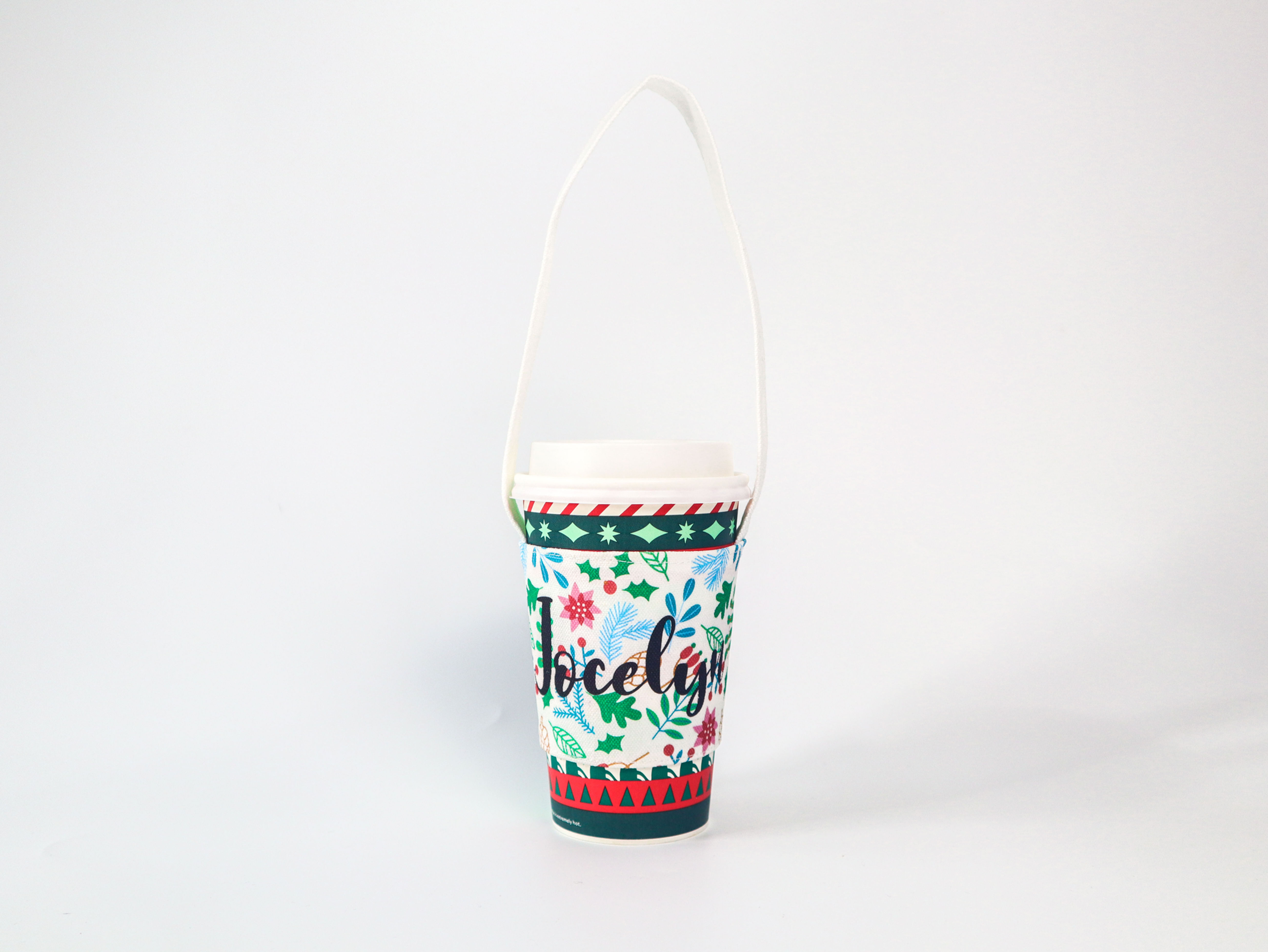 Christmas Foliage Cup Sleeve