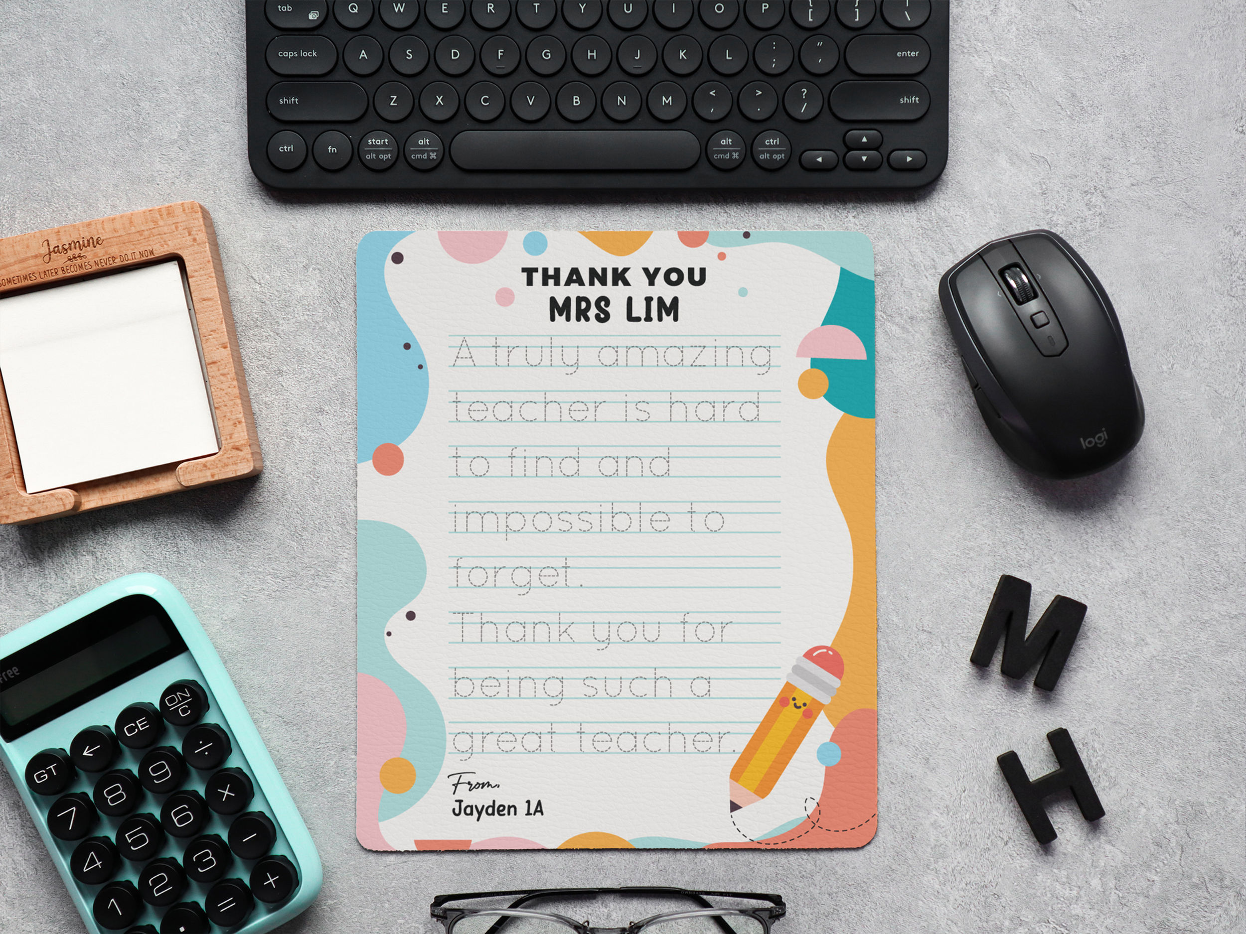 Amazing Teacher Personalised Mouse Pad