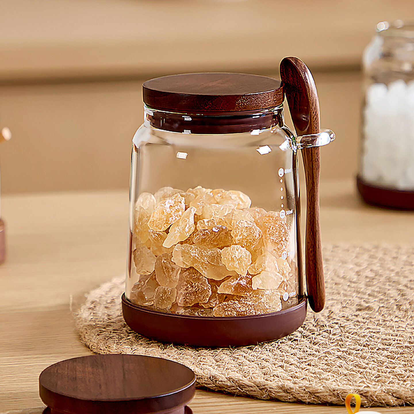 Kurumi Glass Canister Jar