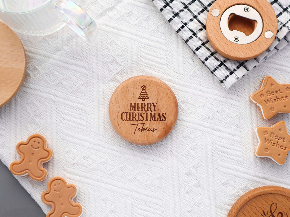 Thumbnail: Merry Christmas Magnetic Bottle Opener