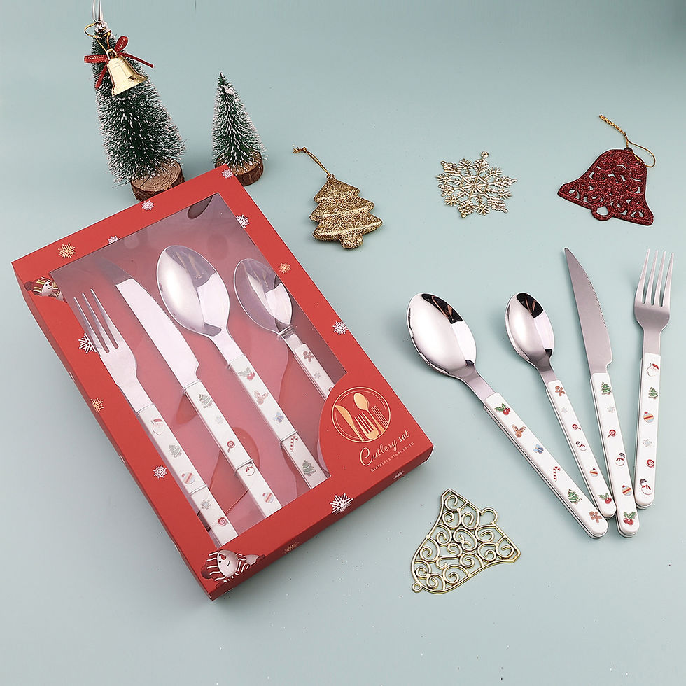 Thumbnail: Christmas Cutlery Gift Set
