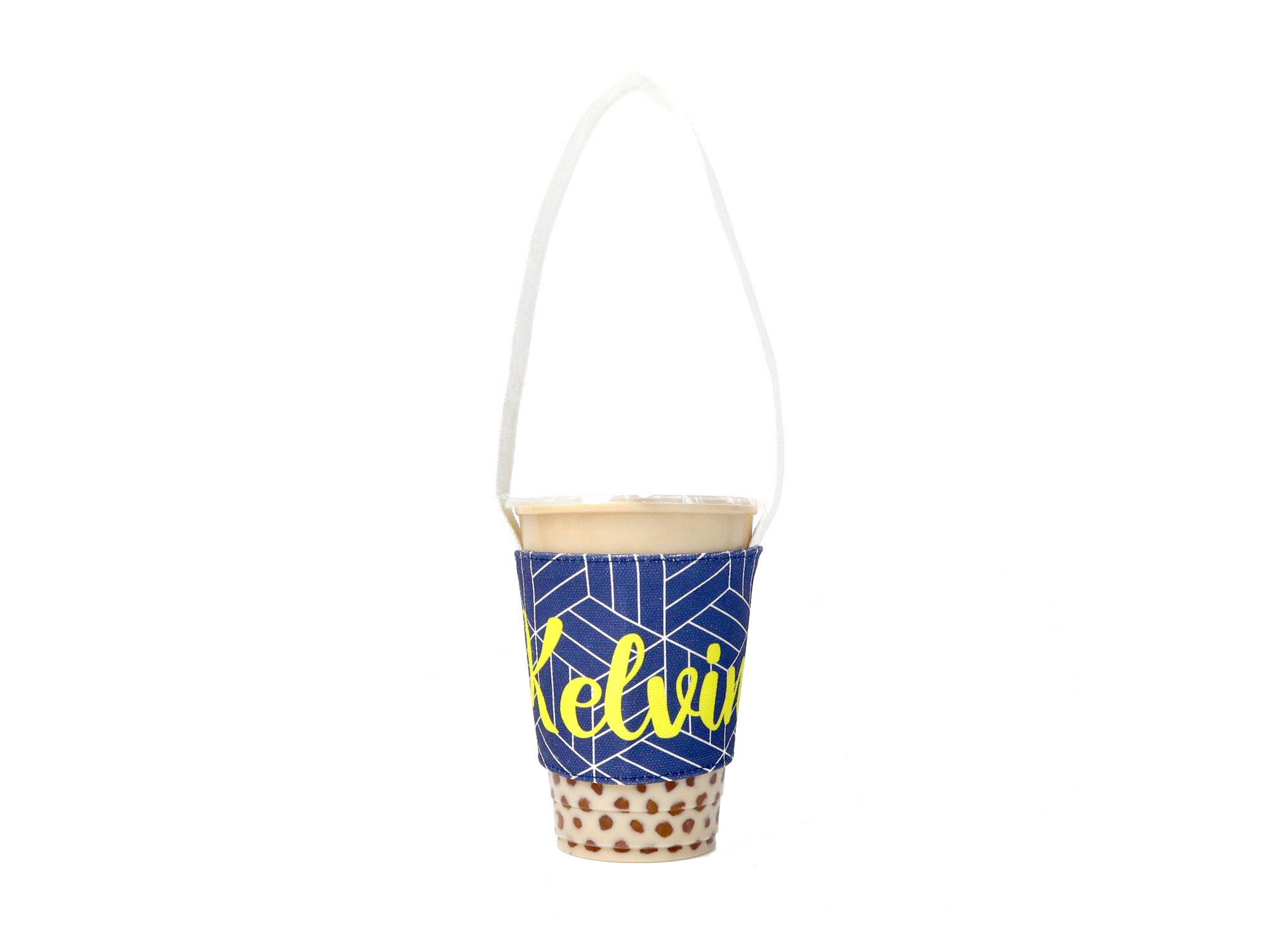 Blue Geometric BBT Cup Sleeve
