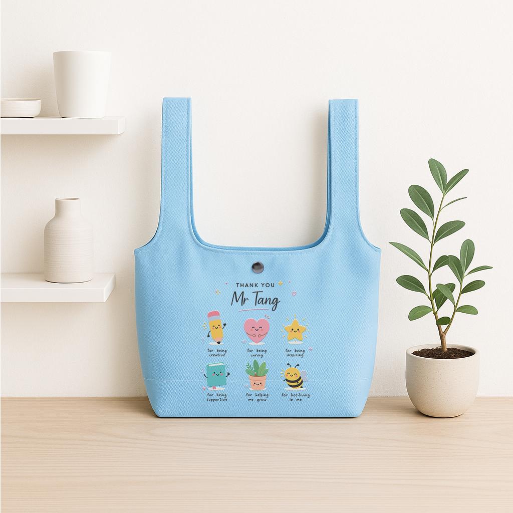 Best Teacher Traits Foldable Canvas Bag