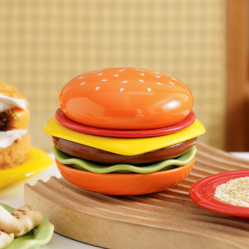 Hamburger Saucer Set | Mint Home