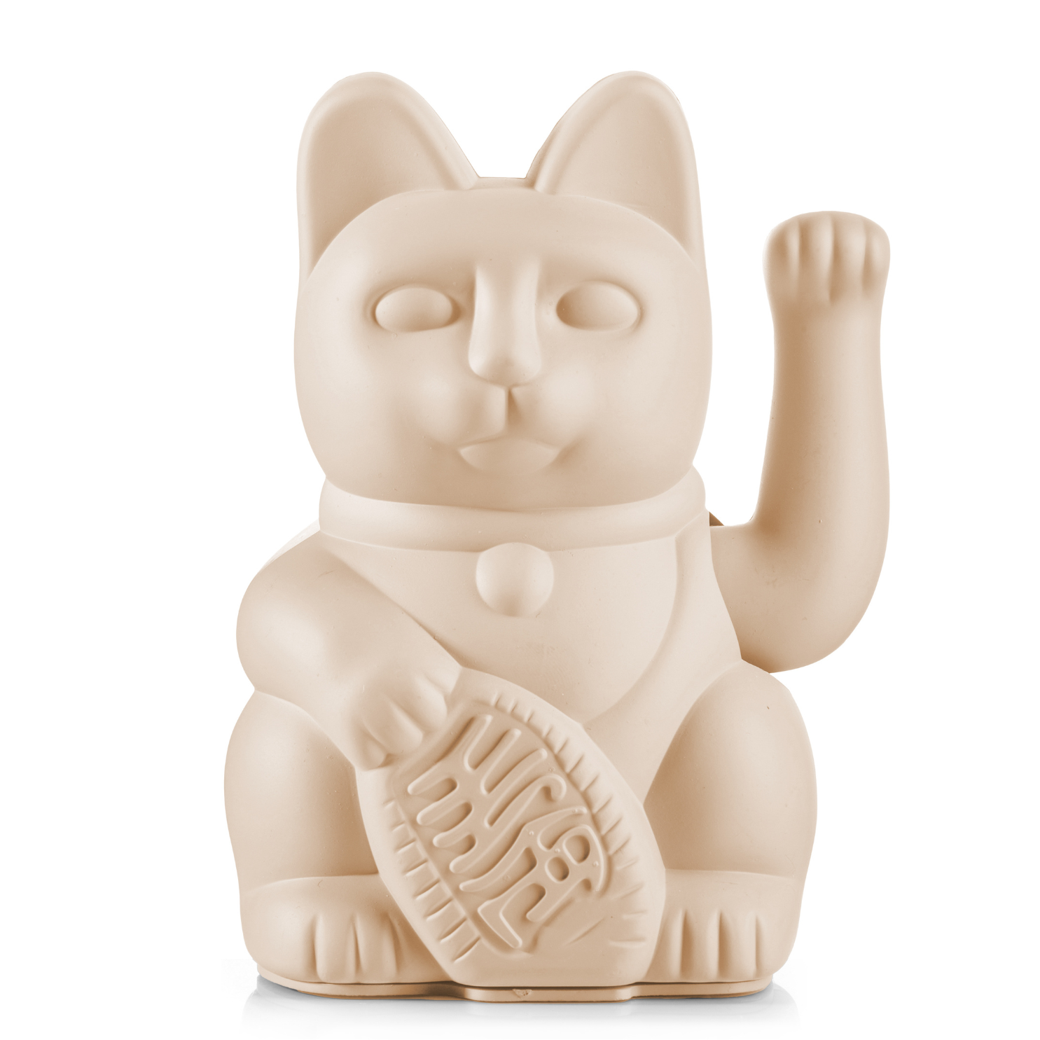Classic Waving Lucky Cat - Ocher