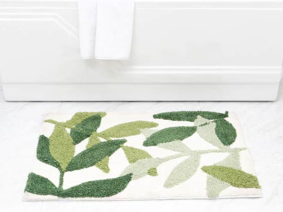 Thumbnail: Green Foliage Bath Mat