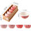 Thumbnail: Japanese Rice Bowl Set (Red)