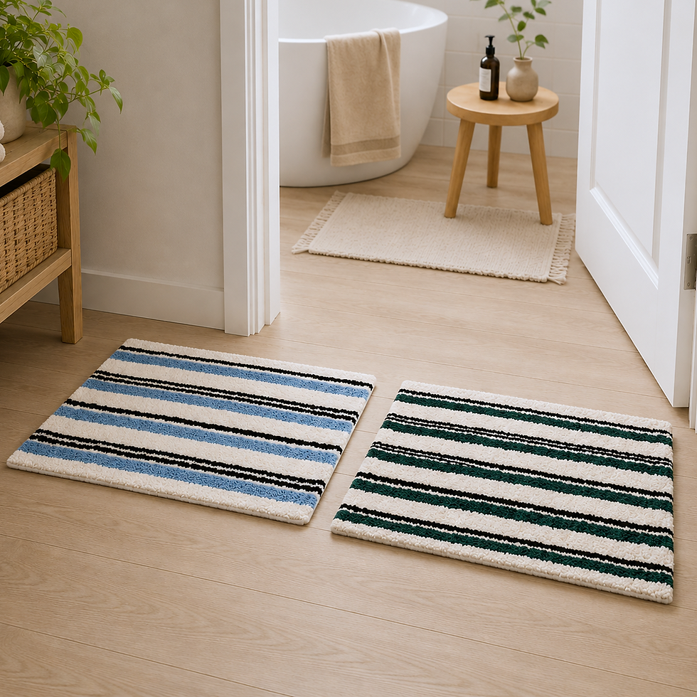 Thumbnail: Coastal Stripe Bath Mat (2 Colours)