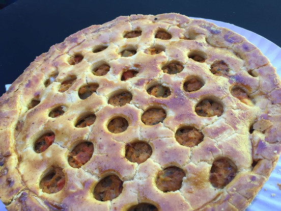 Torta de frango na massa Semi Podre