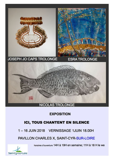 Exposition "Ici tous chantent en silence" à St Cyr / Loire