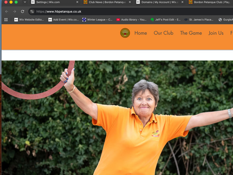 Our NEW Website Address - hbpetanque.co.uk