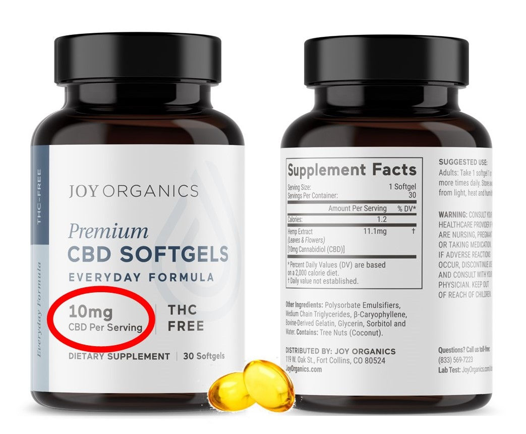 CBD Softgels - Anytime Formula - 10mg