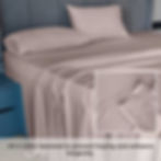 Thumbnail: Home Prides sustainable bamboo sheet set, includes 1 sheet and 2 pillowcases. OEKO-TEX certified & packaged with zero plastic