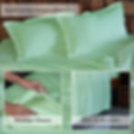 Home Prides's 100% cotton bedsheet set - 1 bedsheet and 2 pillowcases. Oeko-Tex Certified and Zero Plastic Packaging.