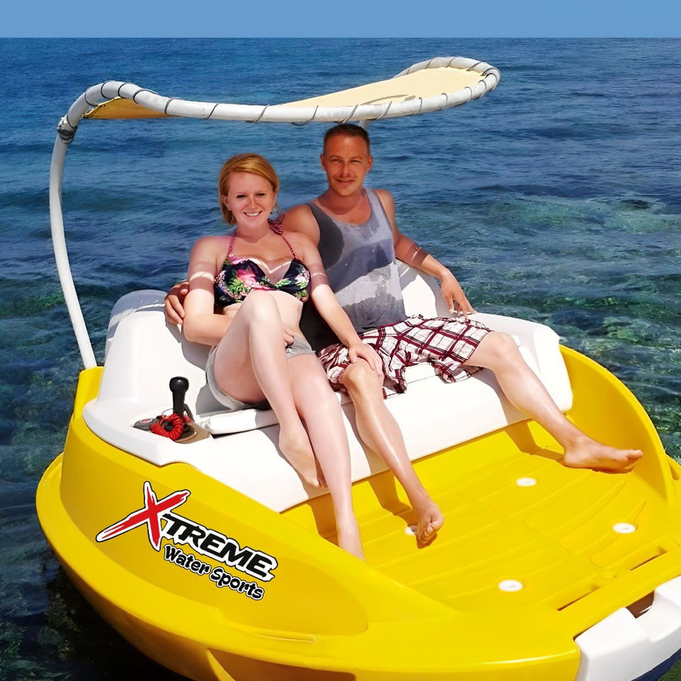 YELLOW BOAT XTREME WATERSPORTS MARLITA BEACH PROTARAS