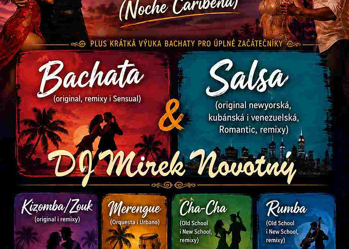 Bachata & Salsa - Karibská noc v Litomyšli