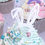 Thumbnail: Pack of 4 Mini Easter Single Layered Cake Toppers & Charms