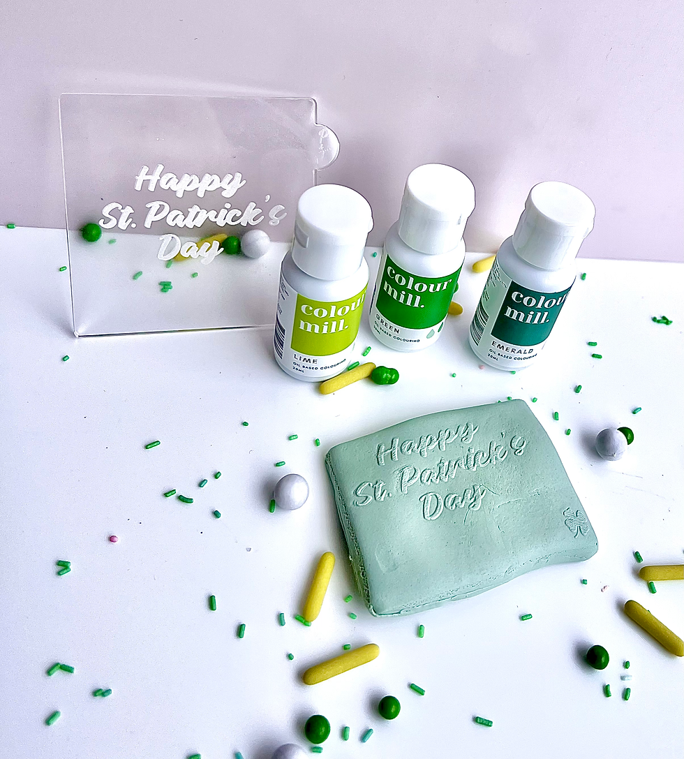 Happy St Patricks Day Clover Embosser