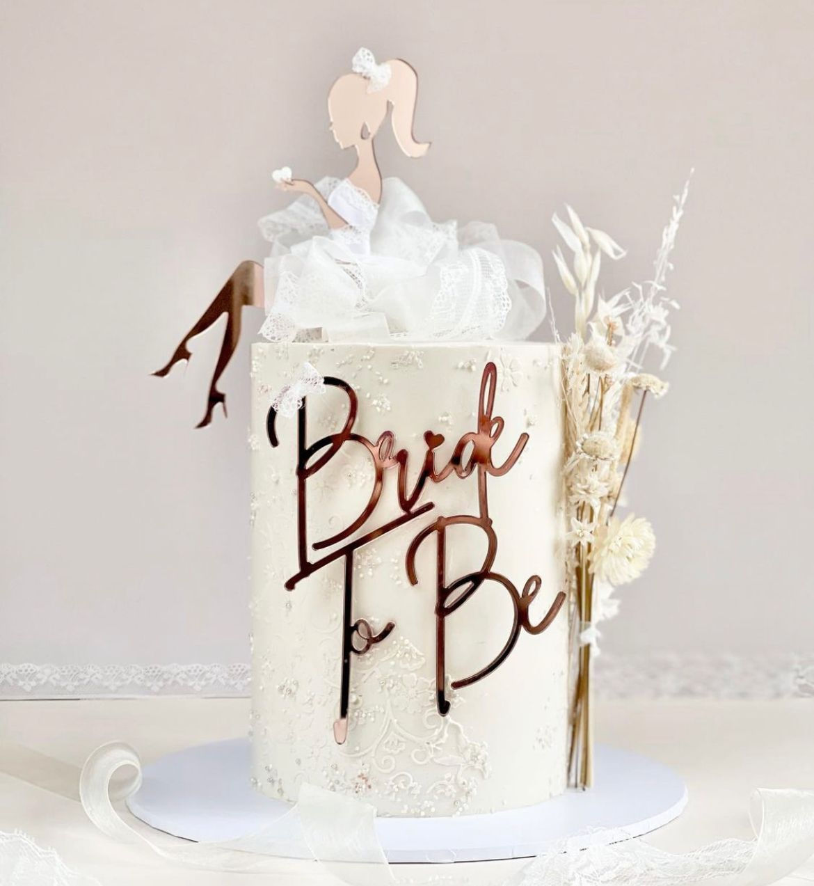 'Bride To Be' Single Layered Charm