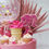 Thumbnail: Glitter Barbie Double Layered Cake Topper
