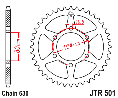 JT SPROCKETS JTR501.33