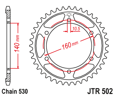 JT SPROCKETS JTR502.46