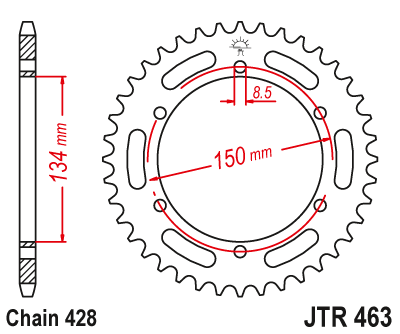 JT SPROCKETS JTR463.48