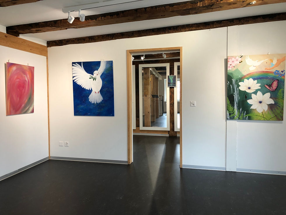 Der letzte Ausstellungsraum in der Kulturmühle Lyss, 2024