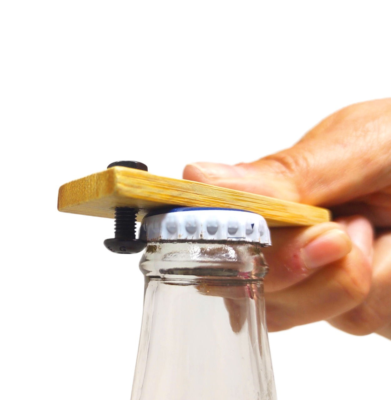 Abridor de Garrafa de Bambu