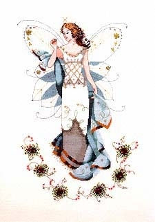 Mirabilia Cross Stitch Pattern - MD56 May's Emerald Fairy