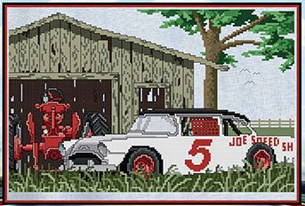 Stoney Creek Collection Cross Stitch Pattern - SCL498 - Last Race