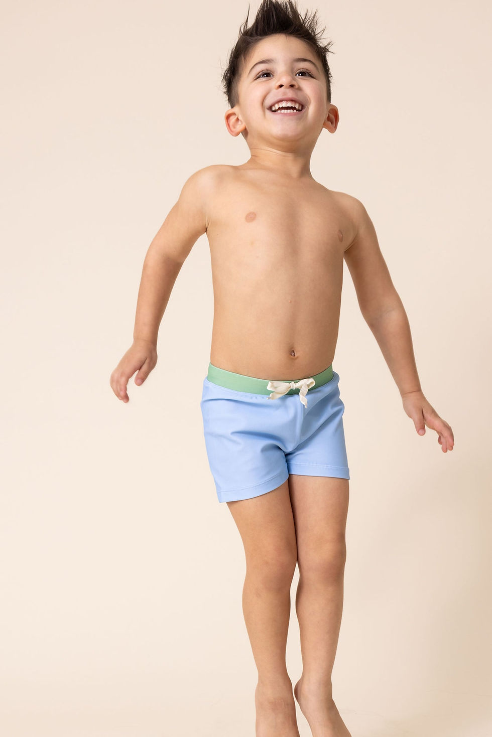 Thumbnail: Abby & Evie Blue Euro Boys Swimming Trunks