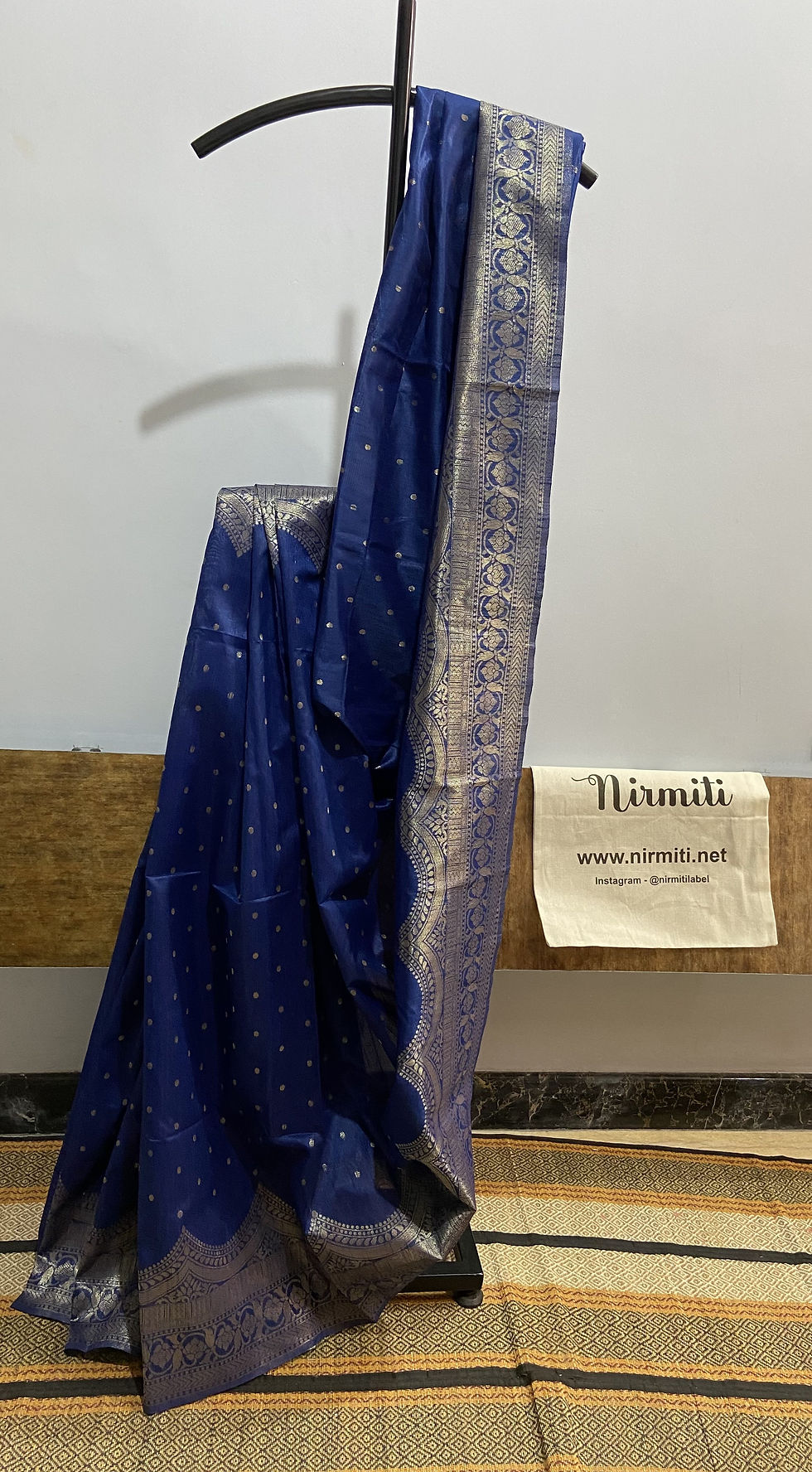 Blue Semi Silk Saree