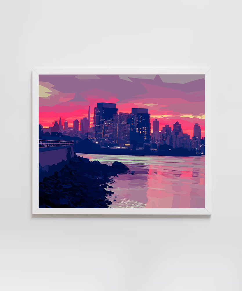 "Astoria Park Sunset"