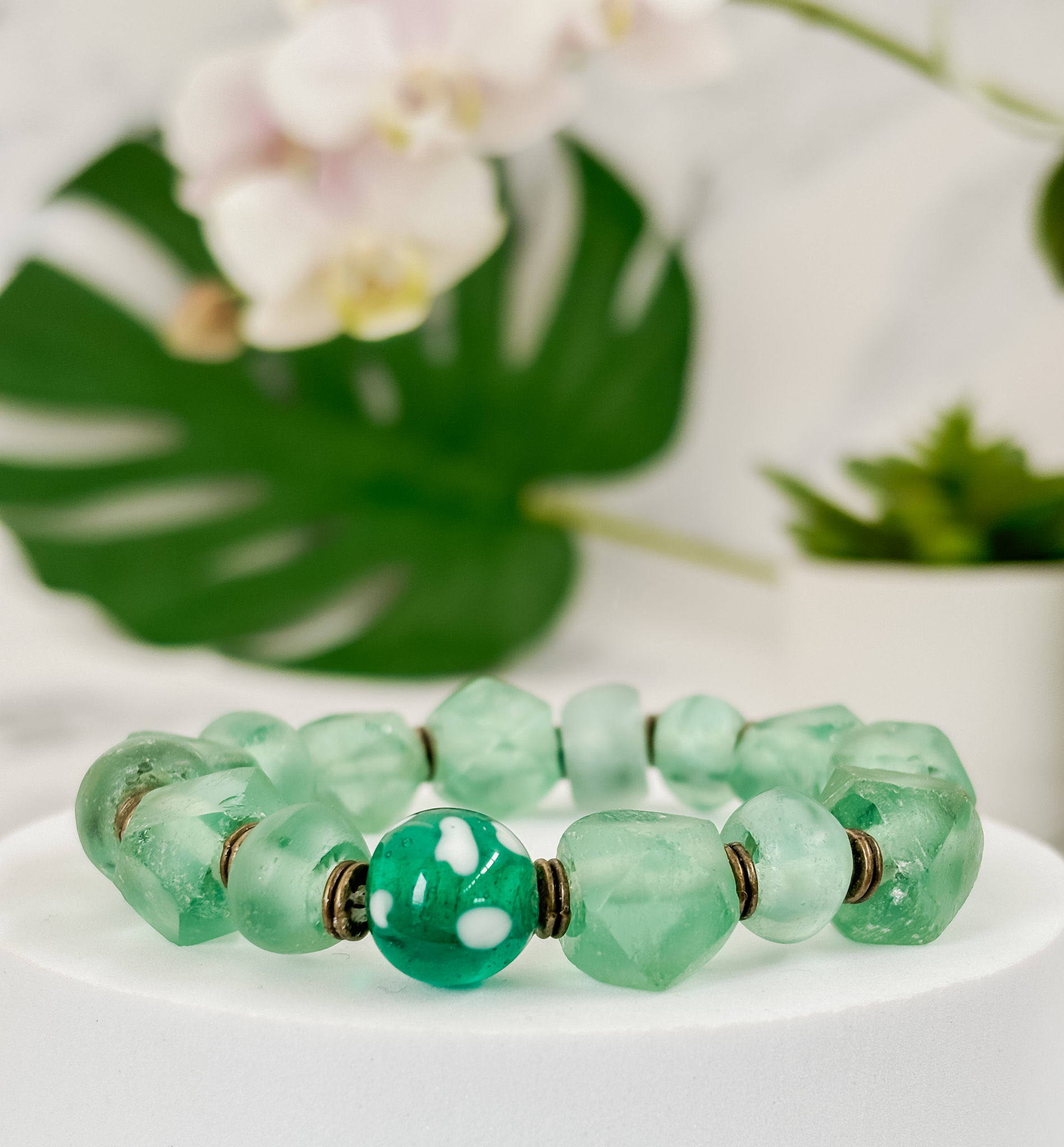 Recycled Glass Bracelet