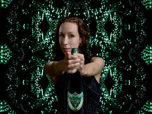 Iris van Herpen collaborates with Dom Pérignon champagne